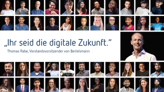 Bertelsmann SE & Co. KGaA: Zehntausende aus aller Welt bewerben sich um Tech-Stipendien der Bertelsmann-Digitalinitiative #50000Chancen