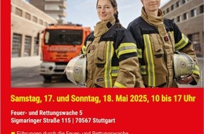 Feuerwehr Stuttgart: FW Stuttgart: Presseeinladung zum Tag der offenen Tür auf der neuen Feuer- und Rettungswache 5