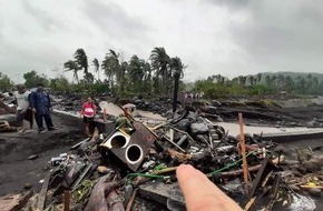 Caritas international: Caritas international: Taifun "Goni" - Lebensgrundlage Tausender Menschen auf den Philippinen zerstört / Mehrere Millionen betroffen