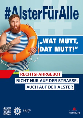 POL-HH: 220520-2. #AlsterFürAlle- Kampagne für rücksichtsvolles Verhalten startet