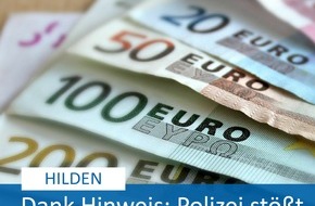 Polizei Mettmann: POL-ME: Bargeld und Spielautomaten beschlagnahmt: Polizei stößt auf "Zockerhöhle" - Hilden - 2303007