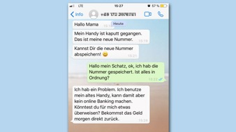 Kreispolizeibehörde Oberbergischer Kreis: POL-GM: Betrug über falsche WhatsApp-Nachrichten