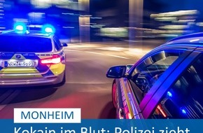 Polizei Mettmann: POL-ME: Polizei zieht unter Drogen stehenden Autofahrer aus dem Verkehr - Monheim - 2001079