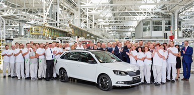 Skoda Auto Deutschland GmbH: Doppeljubiläum: SKODA feiert vier Millionen FABIA und 500.000stes Exemplar der dritten Generation (FOTO)