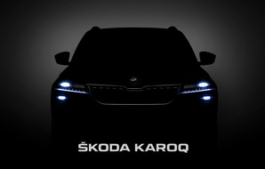 Erste Detailaufnahmen des SKODA KAROQ: ausdrucksstarkes Design für das neue Kompakt-SUV (FOTO)
