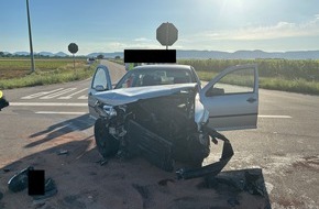 Polizeidirektion Landau: POL-PDLD: Vorfahrt missachtet