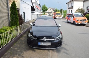 Kreispolizeibehörde Herford: POL-HF: Verkehrsunfall mit Personenschaden- 
Kind angefahren