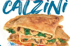 Domino's Pizza Deutschland GmbH: Domino's launcht die herzhaften Calzini in drei leckeren Sorten! / In den Sorten Salami, Schinken & Paprika oder in der vegetarischen Variante mit Spinat & Pilz, für jeden Gusto der passende Snack