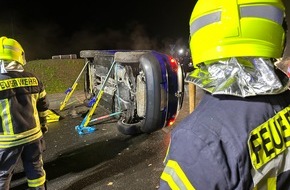 Feuerwehr Flotwedel: FW Flotwedel: Zwei technische Hilfeleistungen fordern die Feuerwehren der Samtgemeinde Flotwedel am Abend des 26. November 2023