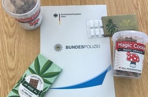 Bundespolizeidirektion Sankt Augustin: BPOL NRW: Fahndungserfolg der Bundespolizei; Duo aus Albanien mit 300 Gramm Cannabiskeksen, 100 Gramm Cannabisschokolade und 17 Gramm Cannabiskaugummis auf der Autobahn A 3 bei Rees unterwegs