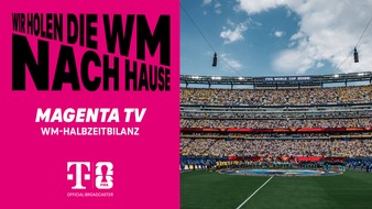 Deutsche Telekom AG: Alle Spiele der K.o.-Phase nur bei MagentaTV komplett live, sechs Sechzehntelfinals exklusiv &ndash; Bilanz nach Gruppenphase: Rekord WM!