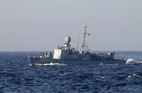 Presse- und Informationszentrum Marine: Zurück im Heimathafen - Schnellboote "Zobel" und "Wiesel" kehren aus UN-Einsatz zurück (FOTO)