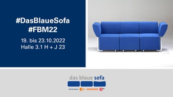 Bertelsmann SE & Co. KGaA: Frankfurter Buchmesse 2022: Große Themen, große Namen und Novitäten auf dem Blauen Sofa in Halle 3.1