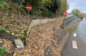 Polizeidirektion Neuwied/Rhein: POL-PDNR: LKW beschädigt Mauer und flüchtet