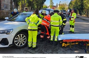 Feuerwehr M&uuml;nchen: FW-M: Seitenkollision fordert zwei Verletzte (Gro&szlig;hadern)