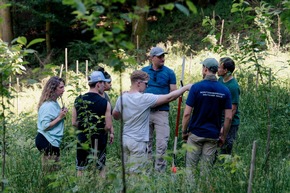Waldtag für BAUHAUS Nachwuchskräfte und Auszubildende in Heppenheim