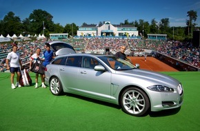 Jaguar Land Rover Deutschland GmbH - Presse Jaguar: Matchball für den Jaguar XF Sportbrake in Leipzig (BILD)