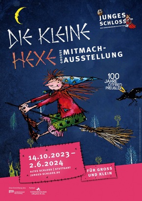 DIE KLEINE HEXE: Mitmachausstellung ab 14.10.2023  im Stuttgarter Kindermuseum Junges Schloss