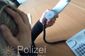 Polizeipräsidium Trier: POL-PPTR: Schockanruf - Betrüger waren leider wieder erfolgreich
