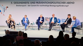 Deutsche Krebshilfe: Breitensport - der Garant für nachhaltige Bewegungsförderung?! / 5. Gesundheits- und präventionspolitischer Abend des DOSB und der Deutschen Krebshilfe