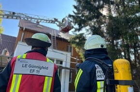 Feuerwehr Bochum: FW-BO: Dachstuhlbrand in Wattenscheid Günnigfeld