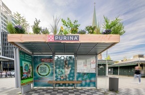 Wall GmbH: Mehr Nachhaltigkeit für Katzenliebhaber*innen: PURINA setzt Wartehallen in Düsseldorf und Berlin für PURINA ONE DualNature in Szene – WallDecaux zeigt deutschlandweit die klimaoptimierte Kampagne für CO2-reduzierte Katzennahrung ...