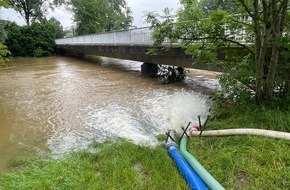 Kreisfeuerwehrverband Bodenseekreis e. V.: KFV Bodenseekreis: Zwischenmitteilung zur Hochwasserlage im Bodenseekreis, Stand 3.Juni 2024 19.00 Uhr