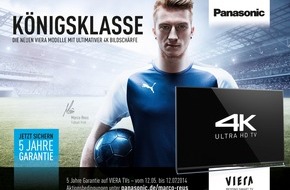 Panasonic Deutschland: Panasonic verlängert mit Marco Reus / Der Elektronikhersteller baut die erfolgreiche Zusammenarbeit mit dem Weltklassefußballer Marco Reus weiter aus (FOTO)