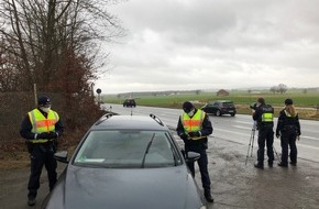 Kreispolizeibehörde Höxter: POL-HX: 91 sind zu schnell unterwegs