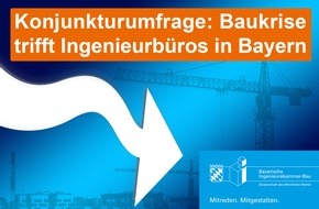 Bayerische Ingenieurekammer-Bau: Konjunkturumfrage: Baukrise trifft Ingenieurbüros in Bayern