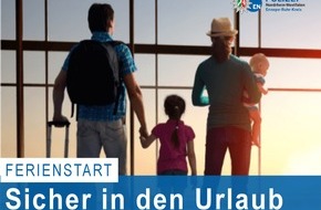 Kreispolizeibehörde Ennepe-Ruhr-Kreis: POL-EN: Ennepe-Ruhr-Kreis- Sommerferienstart in NRW - Ihre Urlaubs-Checkliste für eine sichere Reise