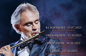 Leutgeb Entertainment Group GmbH: Tourneeverschiebung: Weltstar ANDREA BOCELLI - The Most Beloved Tenor