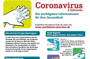 Wort & Bild Verlagsgruppe - Unternehmensmeldungen: apotheken-umschau.de: Das Wichtigste zum Coronavirus (FOTO)