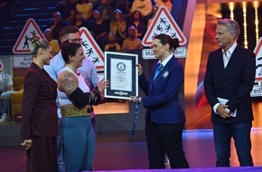 SAT.1: Neun Weltrekorde! "Guinness World Records - Die große Show der Weltrekorde" überzeugt am Freitagabend in SAT.1