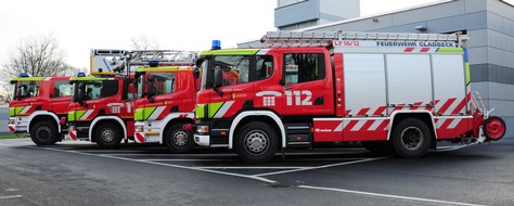 Feuerwehr Gladbeck: FW-GLA: Brand in seniorengerechter Wohnanlage, Bewohner verhindert Schlimmeres und ermöglich anderen die Flucht ins Freie