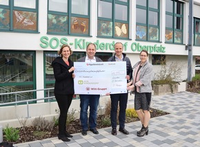 Witt-Gruppe unterstützt SOS-Kinderdorf: 22.500 Euro für die schulische Förderung in Immenreuth