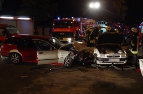 Feuerwehr Essen: FW-E: Verkehrsunfall mit mehreren Verletzten
