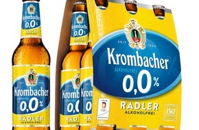 Krombacher Brauerei GmbH & Co.: Krombacher setzt Erfolgskurs mit Neuprodukten fort