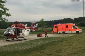 Feuerwehr Iserlohn: FW-MK: Rettungshubschrauber im Einsatz