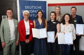 Deutsche Osteopathie-Stiftung: Forschung gewürdigt: 2. Nachwuchs-Wissenschaftspreis / der Deutschen Osteopathie Stiftung