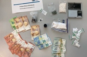 Polizei Rhein-Erft-Kreis: POL-REK: 220825-2: Drogen und mutmaßliches Dealgeld sichergestellt