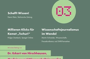 dpa Deutsche Presse-Agentur GmbH: "Mehr Wissen!": Neues dpa-Whitepaper zu Trends im Wissenschaftsjournalismus (FOTO)