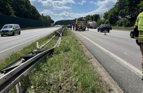Feuerwehr Gevelsberg: FW-EN: Feuerwehr Gevelsberg auf BAB1 im Einsatz