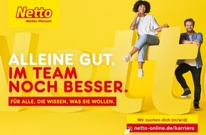 Netto Marken-Discount Stiftung & Co. KG: Für alle, die wissen, was sie wollen: Netto Marken-Discount startet neue Arbeitgeberkampagne für Karriere im Lebensmitteleinzelhandel