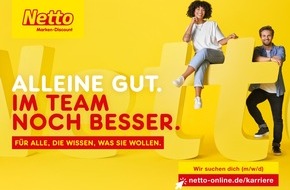 Netto Marken-Discount Stiftung & Co. KG: Für alle, die wissen, was sie wollen: Netto Marken-Discount startet neue Arbeitgeberkampagne für Karriere im Lebensmitteleinzelhandel