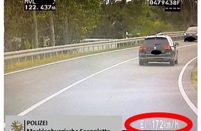 Polizeiinspektion Neubrandenburg: POL-NB: Der Videowagen im Einsatz - Vier Fahrzeugführer müssen mit Fahrverboten rechnen