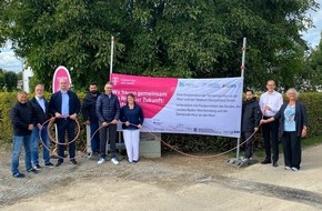 Deutsche Telekom AG: Spatenstich für geförderten Glasfaserausbau in Murr