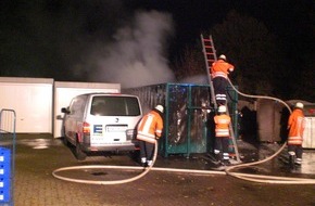 Polizeiinspektion Nienburg / Schaumburg: POL-STH: Feuer an Einkaufsmarkt