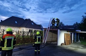 Kreisfeuerwehr Rotenburg (Wümme): FW-ROW: Heckenbrand fordert Einsatzkräfte