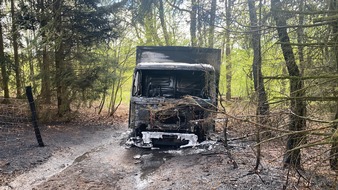 Kreispolizeibehörde Olpe: POL-OE: Lkw vollständig ausgebrannt